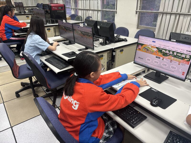 介紹食農教育的網站架構.