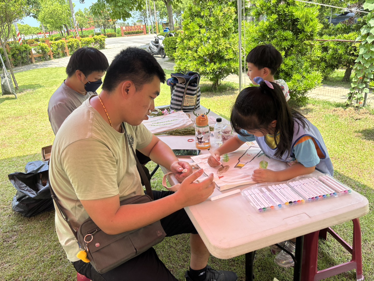手繪高粱帆布袋