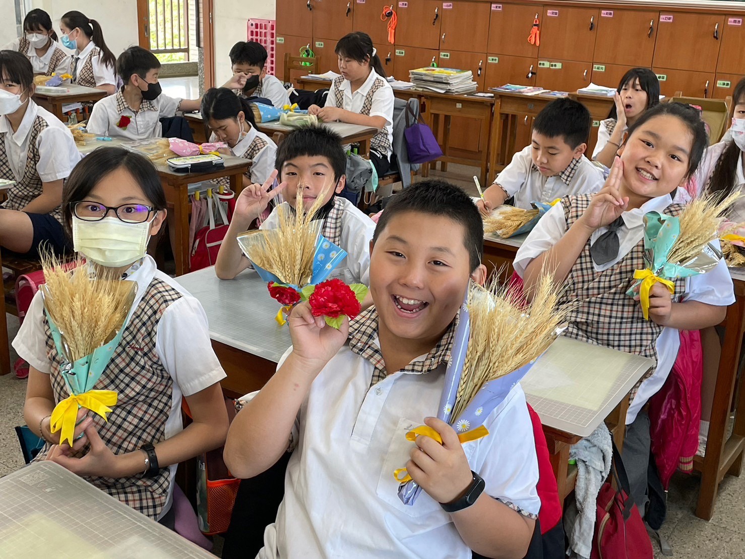 麥穗乾燥花製作完成