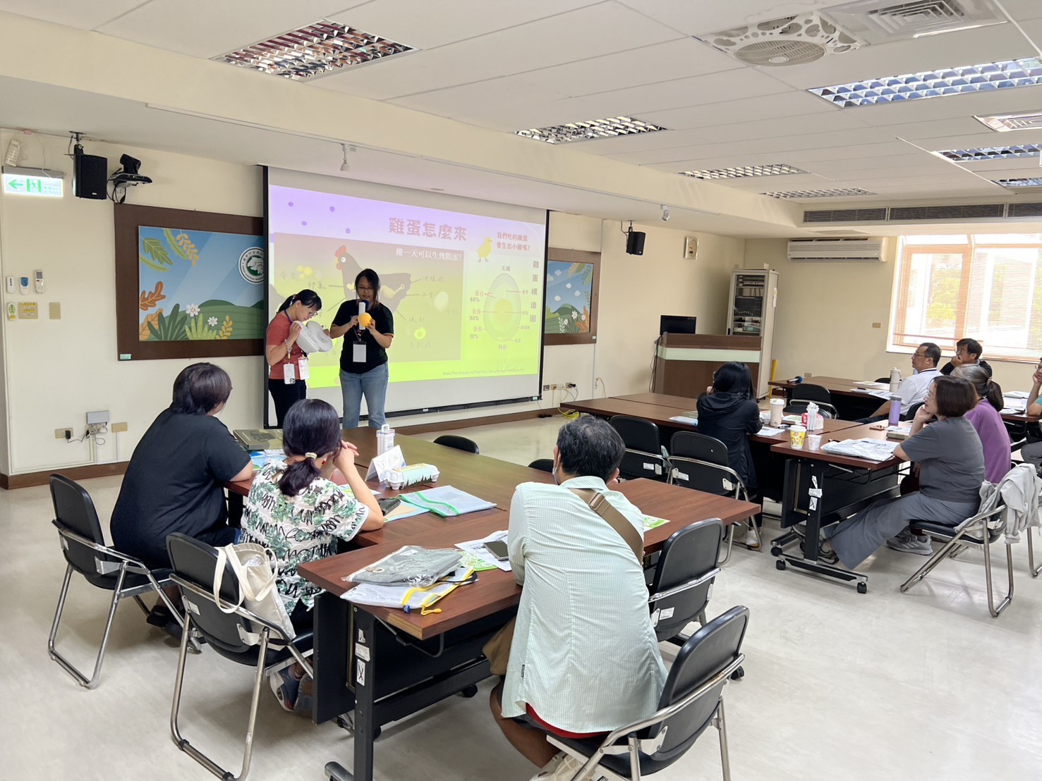 雞蛋食農教材導入推廣