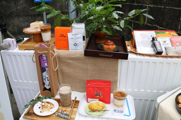 搭配以雲林在地食材製作的甜點,感受產地力量