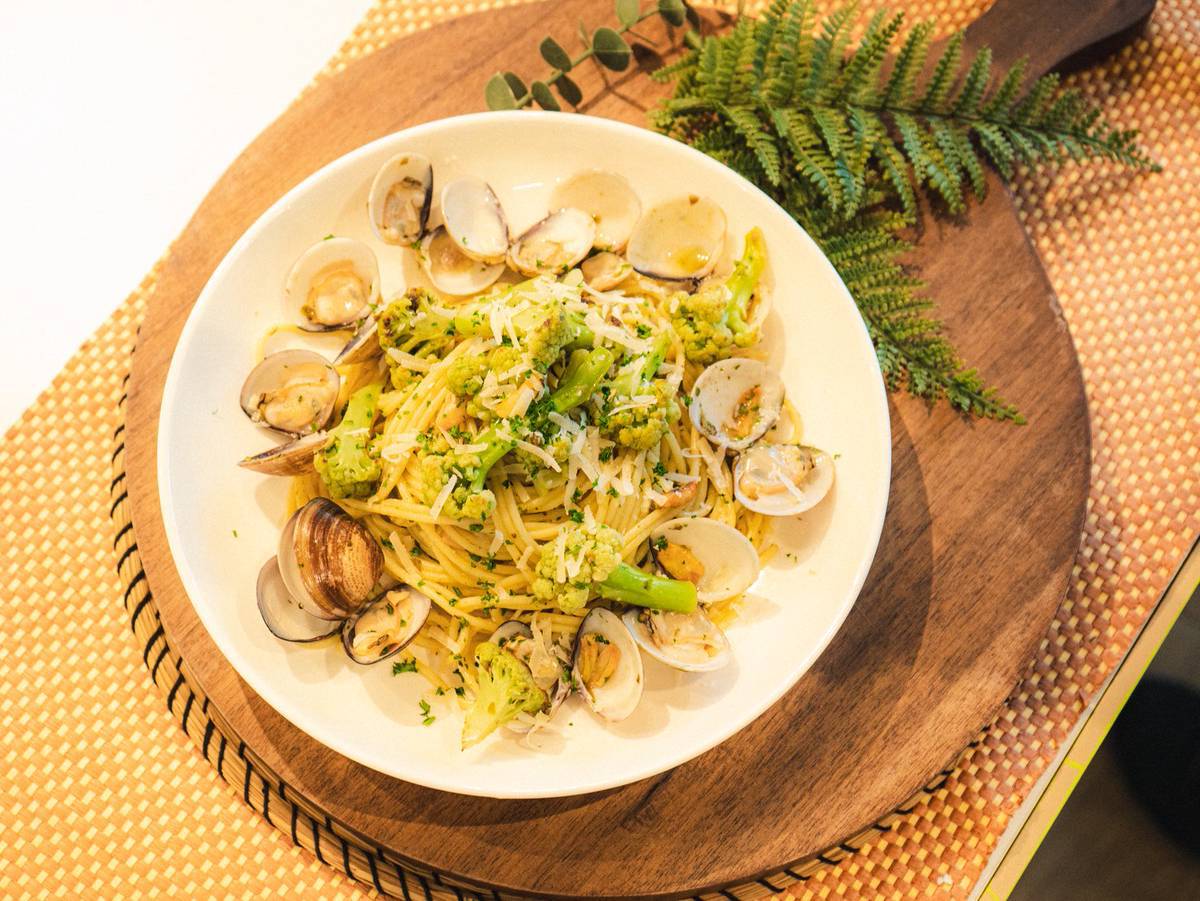 圖3.清白花菜入菜之義大利麵