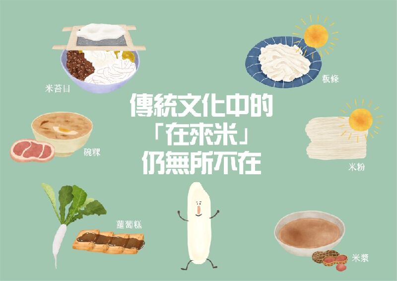 百變稻米，無所不在的傳統美食