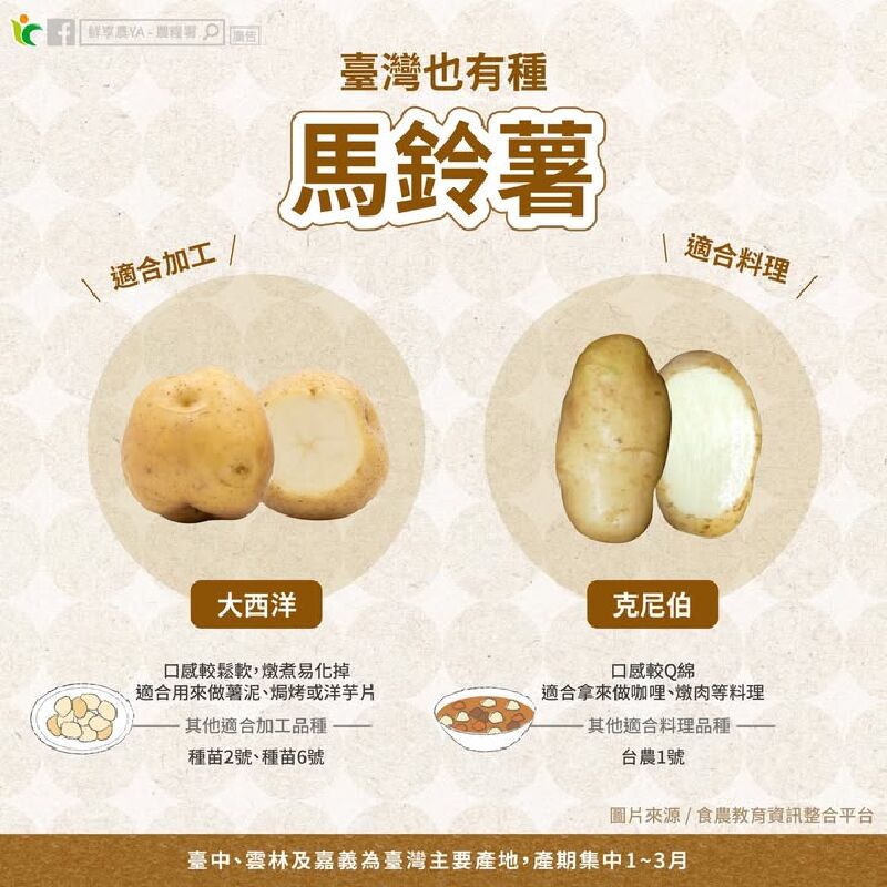 臺灣也有種「馬鈴薯」