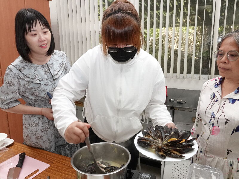 法式奶油白酒淡菜