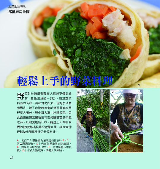 部落廚房地圖輕鬆上手的野菜料理