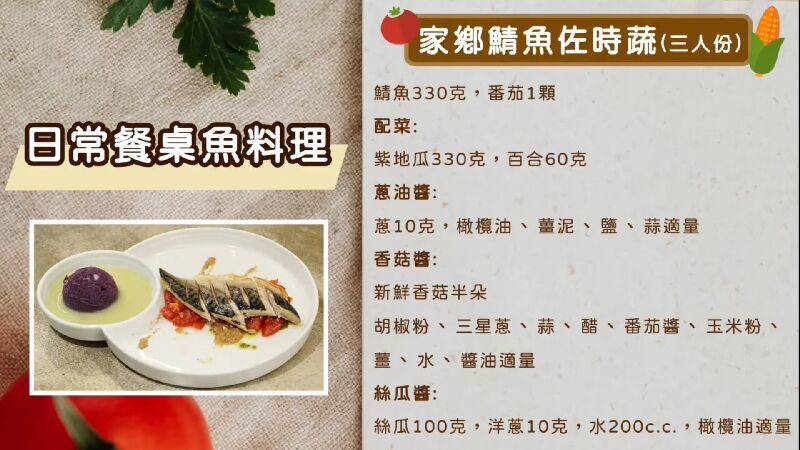 家鄉鯖魚佐時蔬