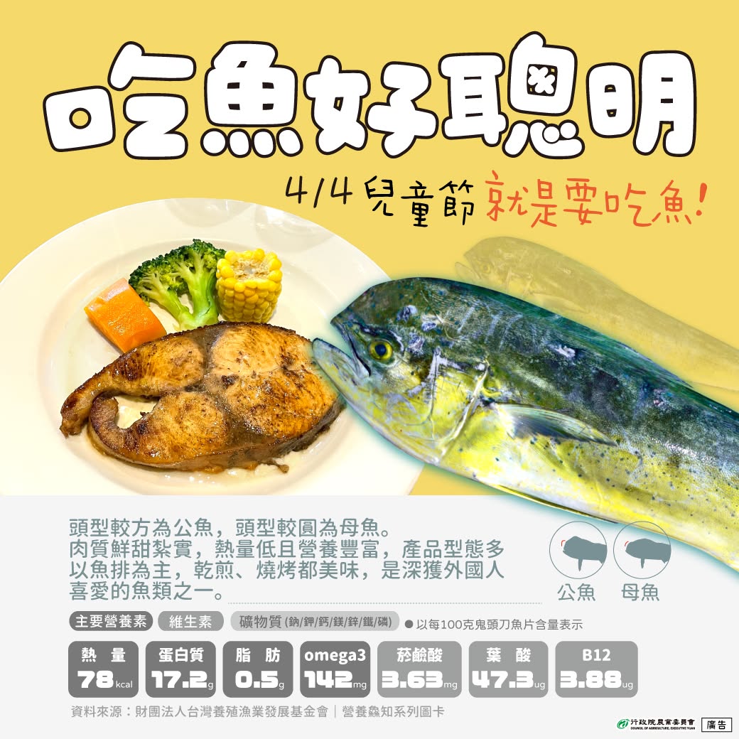 吃魚好聰明 4/4兒童節就是要吃魚