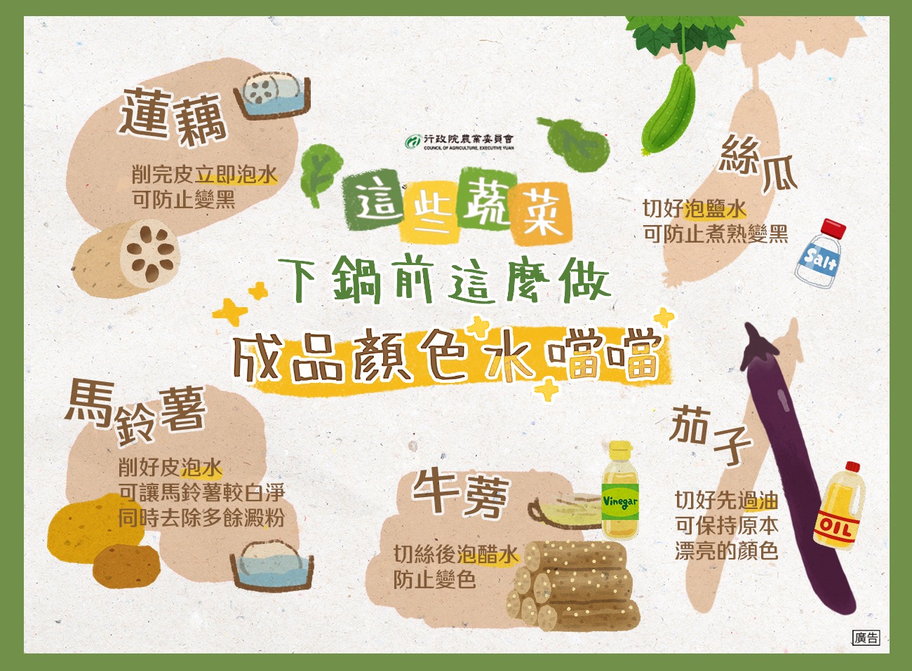 這些蔬菜下鍋前這麼做 成品顏色水噹噹!