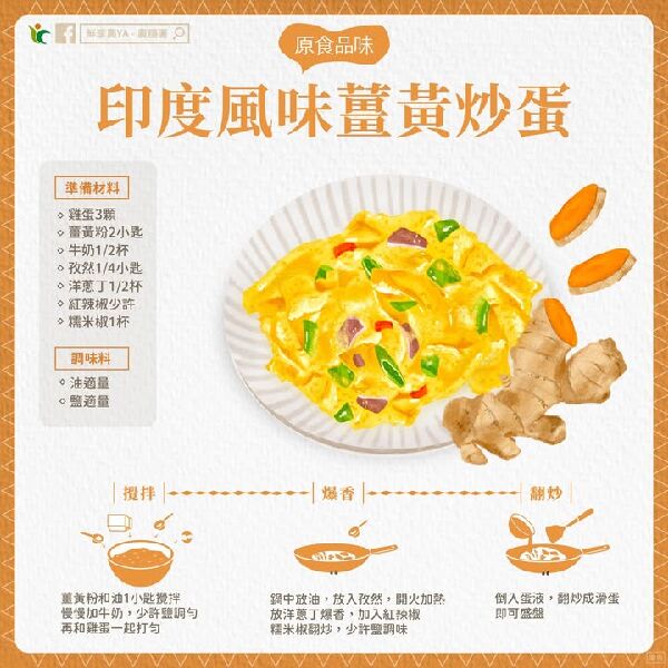 印度風味薑黃炒蛋