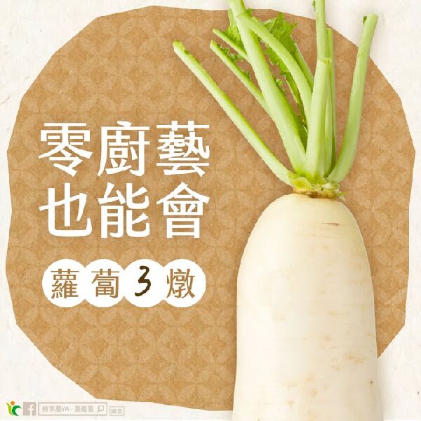 零廚藝也能會 蘿蔔3燉