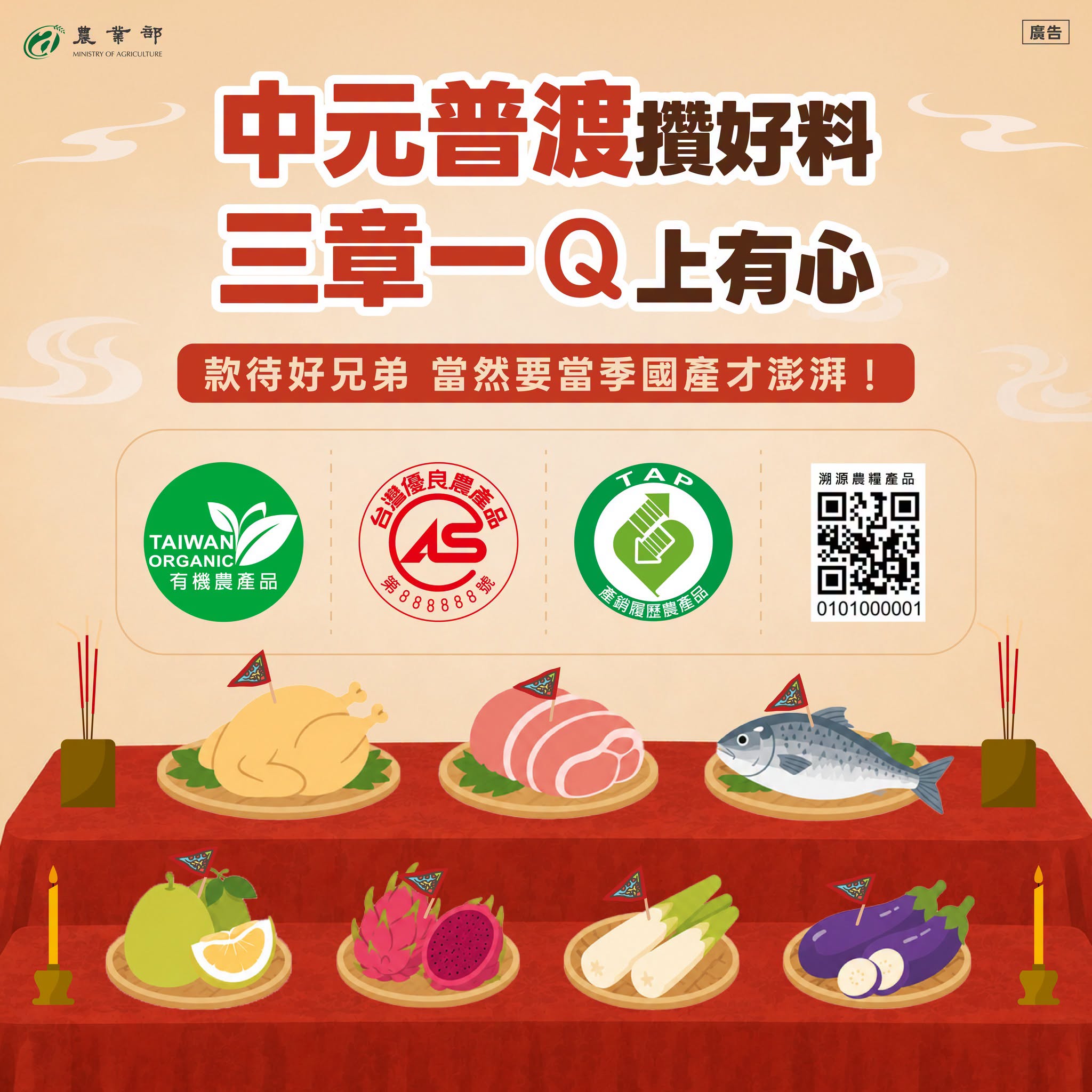 中元普渡三章一Q