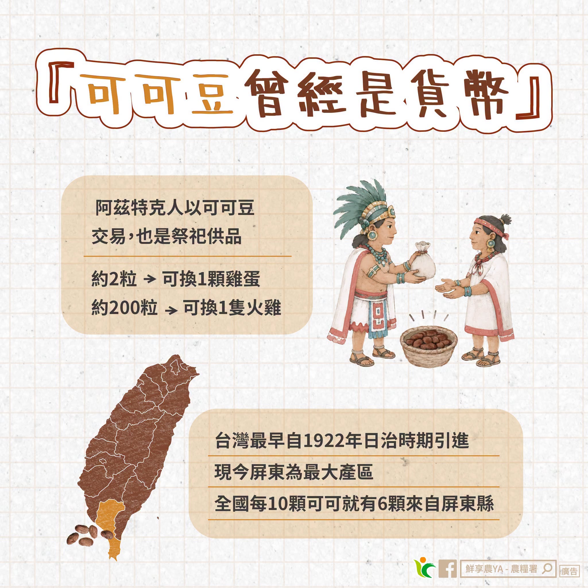 可可豆曾經是貨幣