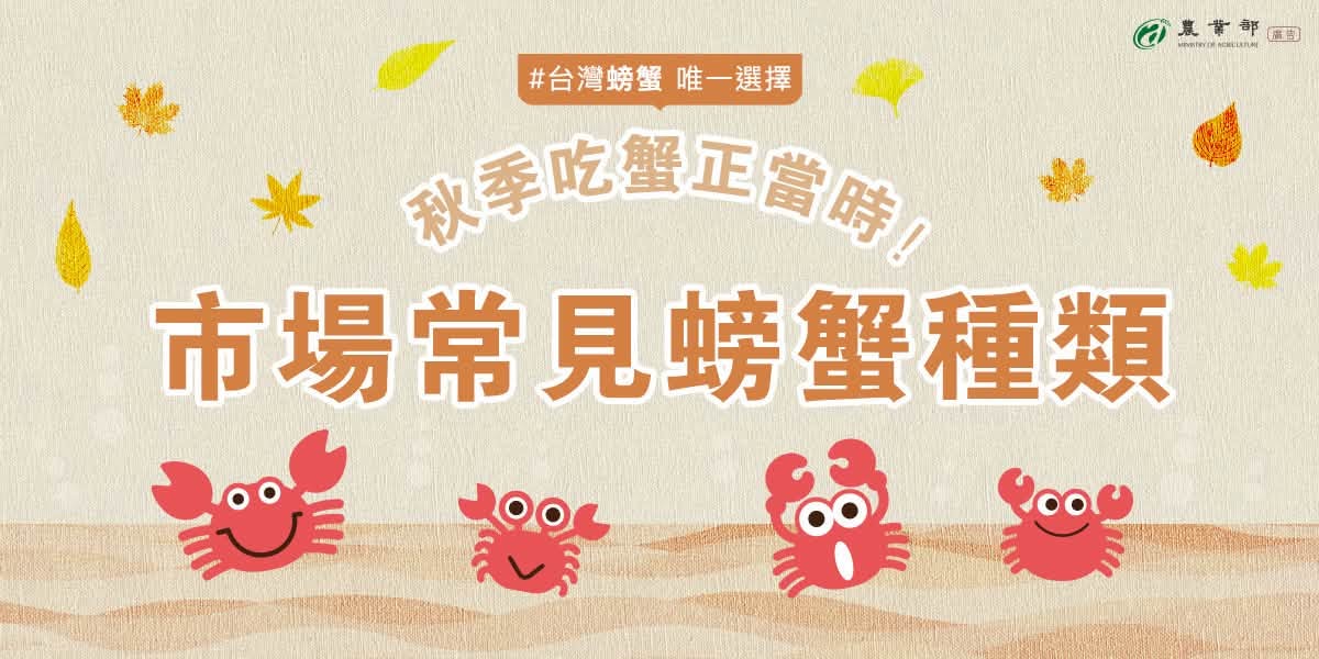 市場常見螃蟹種類1