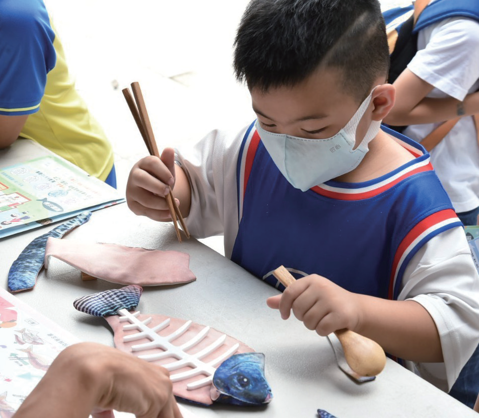 基金會於台中科博館舉辦「挑魚刺闖關挑戰」