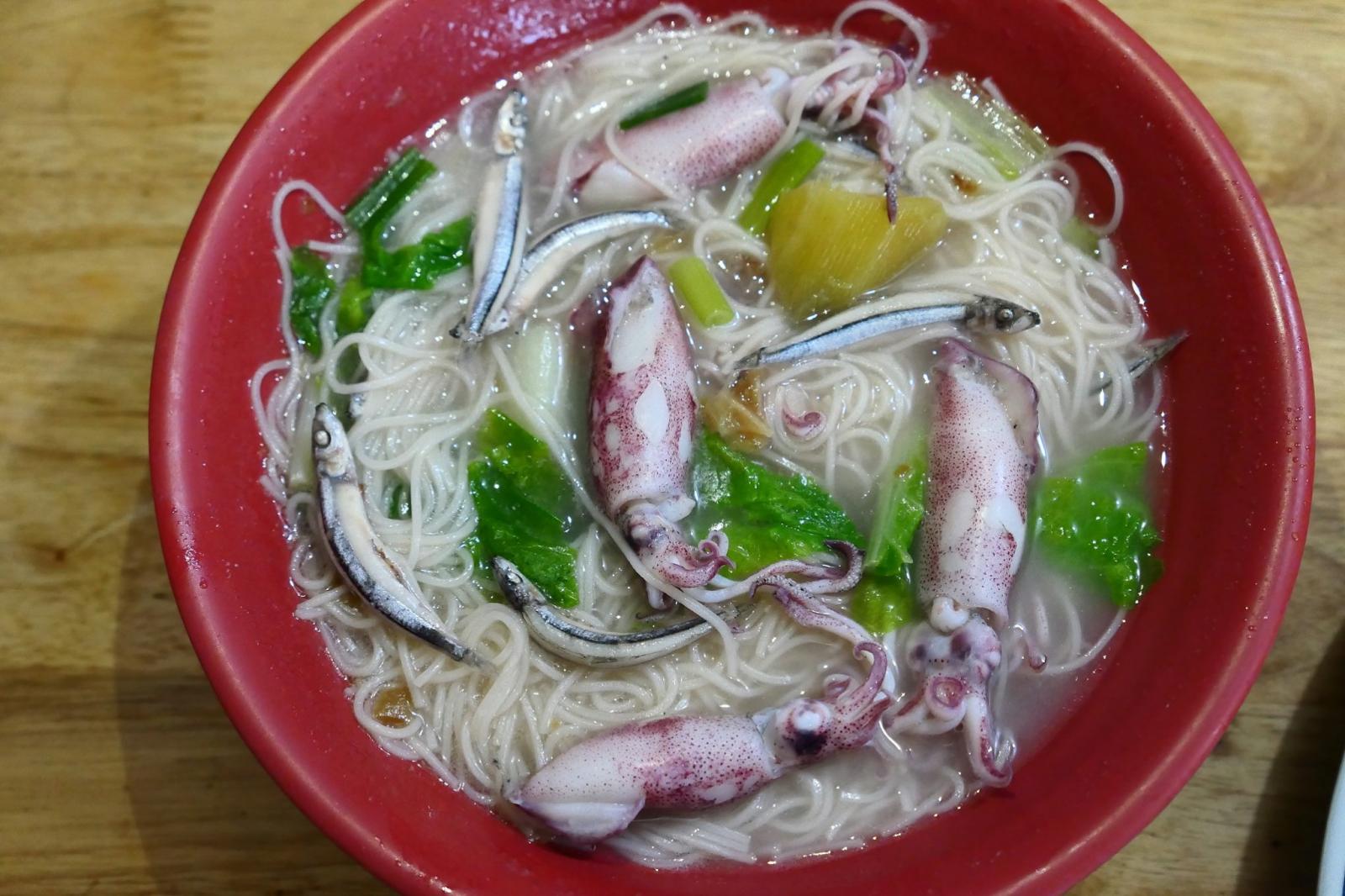 丁香魚煮麵線