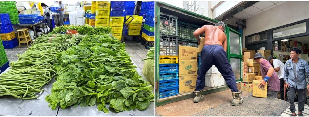 臺東地區農會職員整理包裝生鮮農產運送至離島。(臺東地區農會提供)