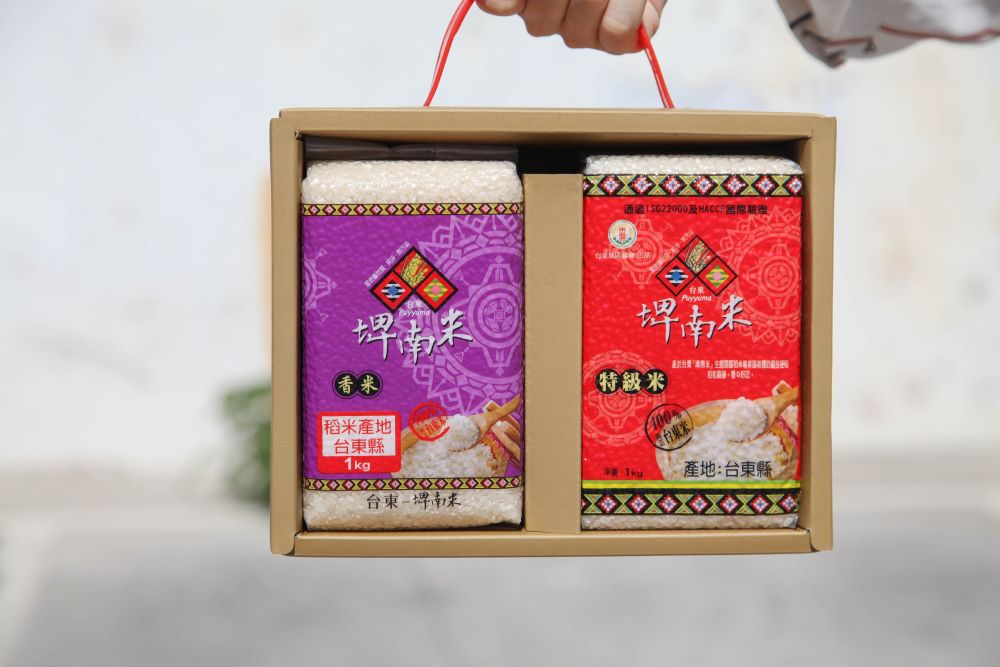 擁有卑南溪和溫泉灌溉的「埤南米」吃起來香甜Q彈。