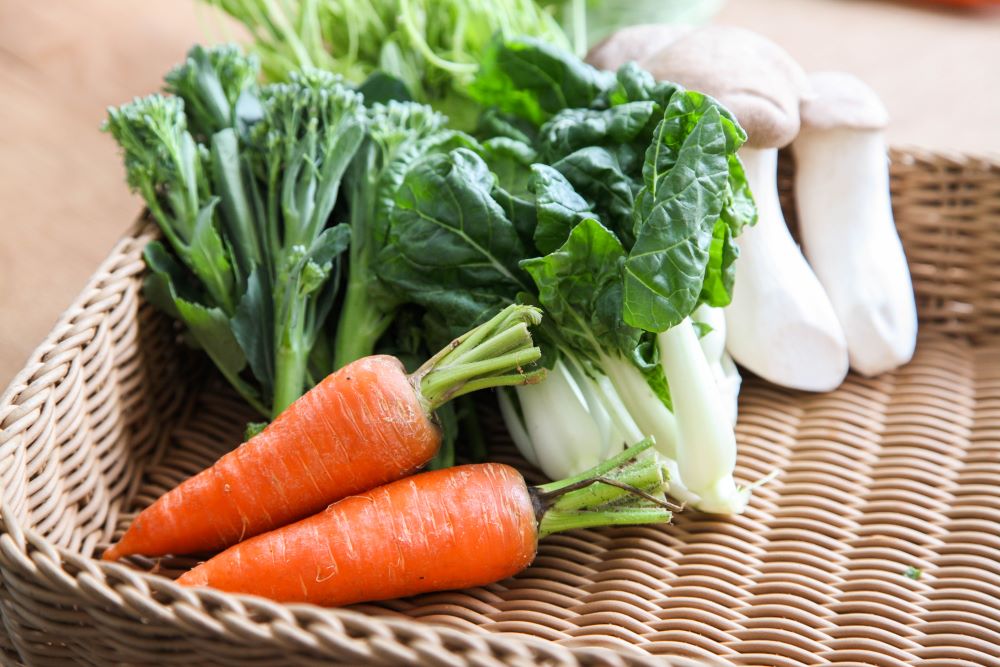 新北市樹林區農會農民直銷站各類新鮮菜蔬都來自在地小農喔!