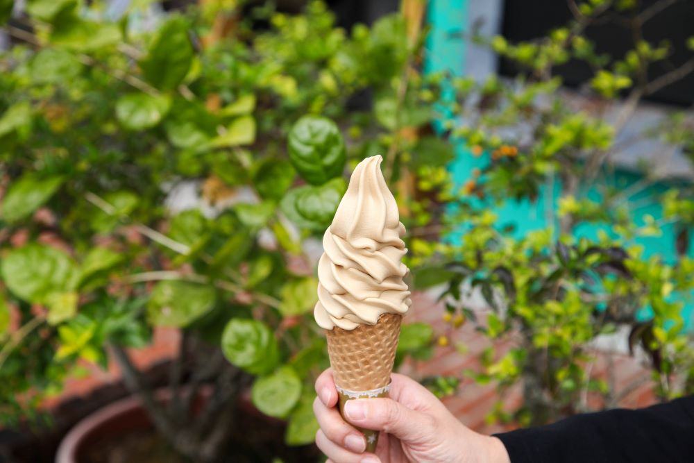 全臺唯一、公館限定紅棗霜淇淋。