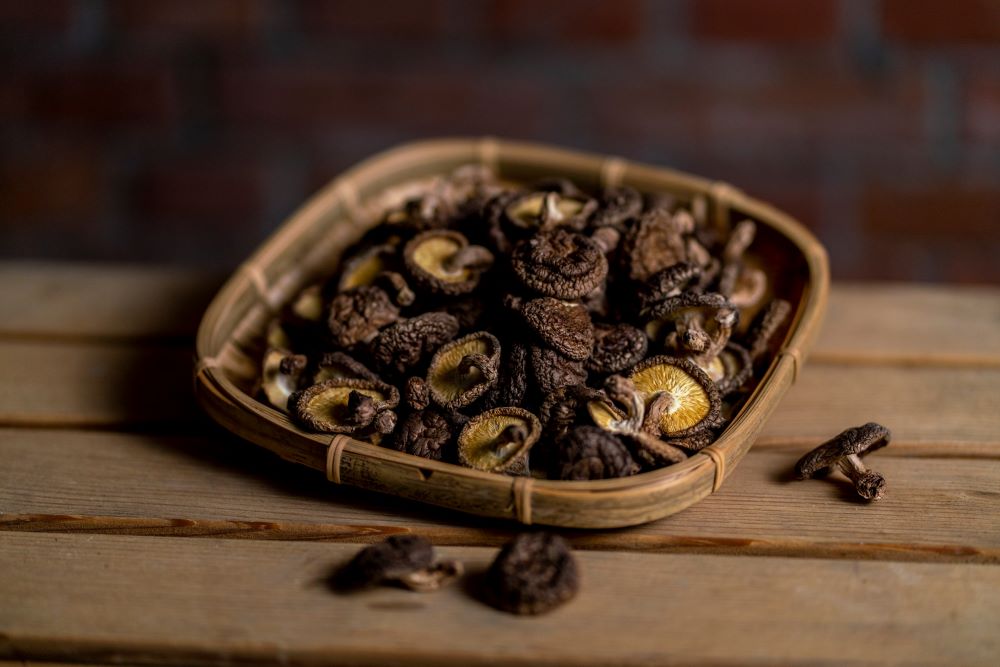 椴木乾香菇來自太平山所在的大同鄉。