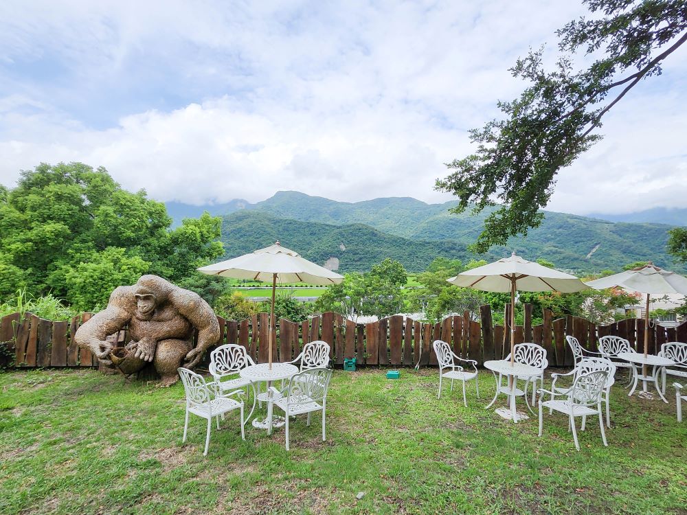 因為「竹猩猩」，富里馥茶堂成了在地居民口中的「猩巴克」。