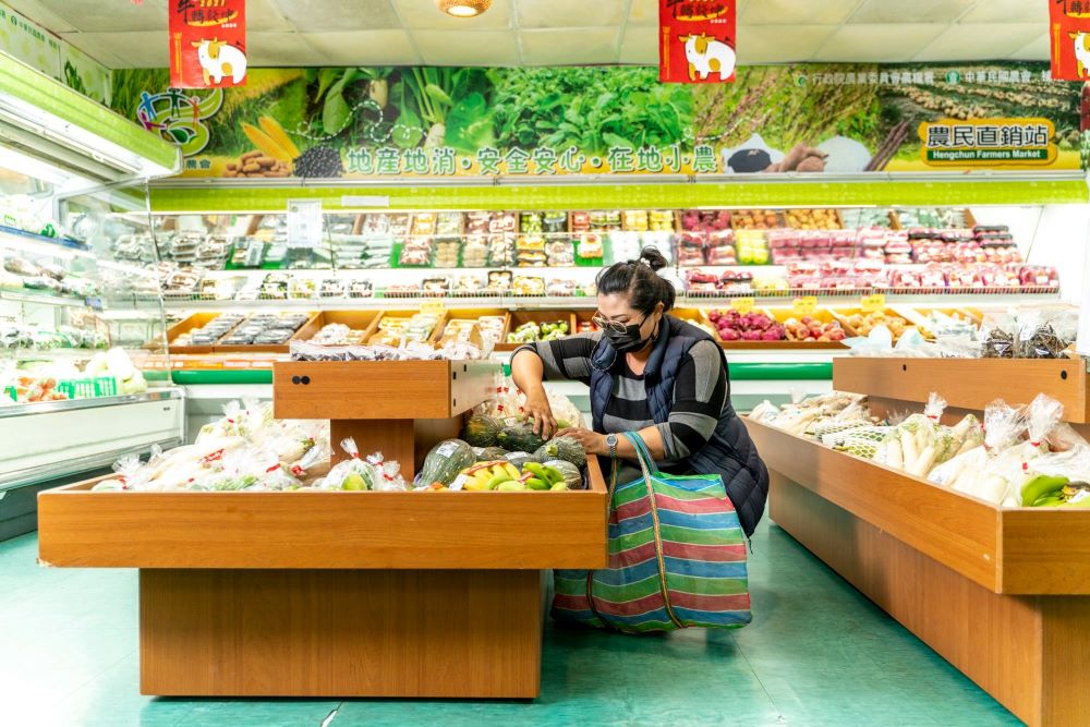 恆春農民直銷站內部環境