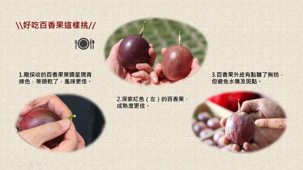好吃百香果這樣挑