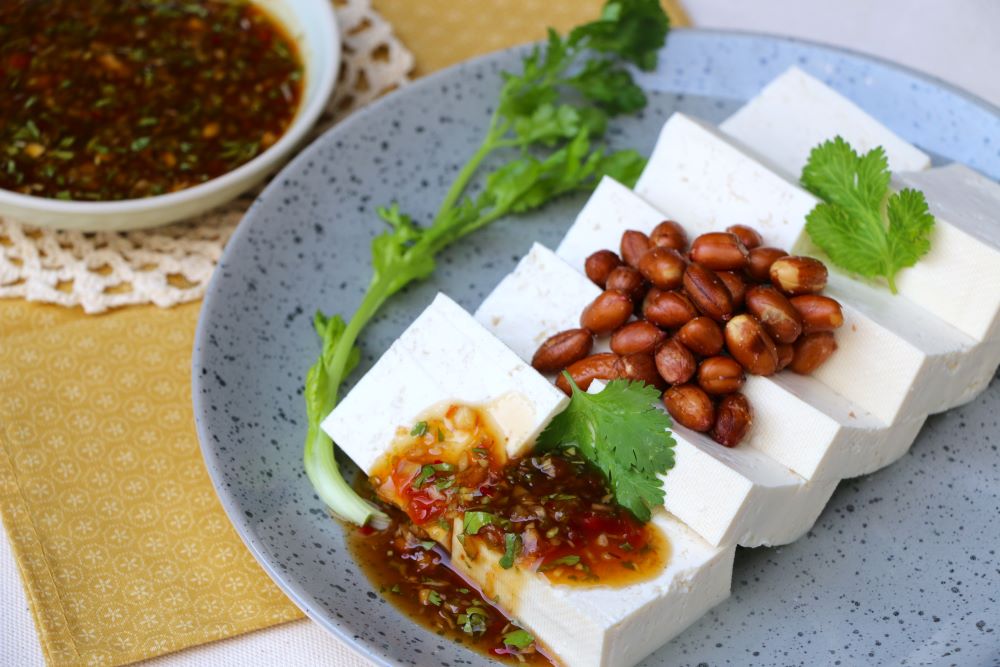 涼拌五味豆腐花生