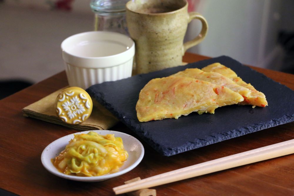高麗菜做黃金泡菜，不只可直接吃，還可以做韓式煎餅。