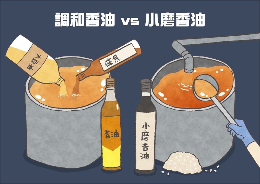 調和香油 vs 小磨香油